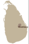 Map of dambana in sri lanka